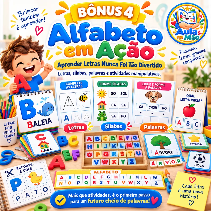 Bônus 4: Alfabeto em Ação